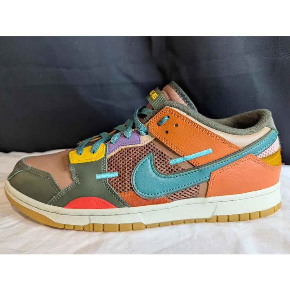 Nike Dunk Low Scrap Archeo Brown DB0500-200 Size 11.5 Patchwork Sustainable